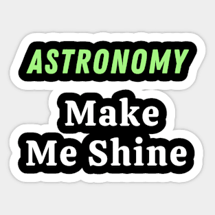 Astronomy Sticker